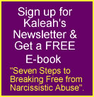Sign Up For Kaleah's Newsletter